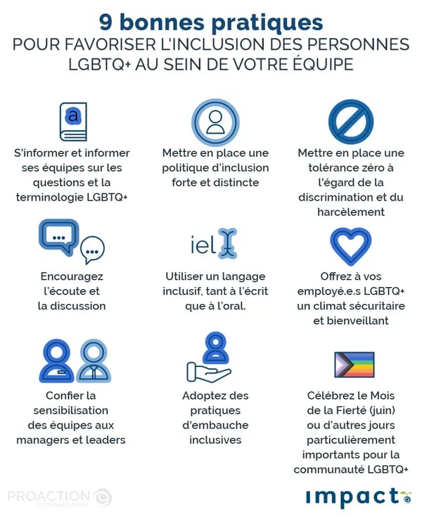 9 bonnes pratiques pour l'inclusion les LGBTQ+